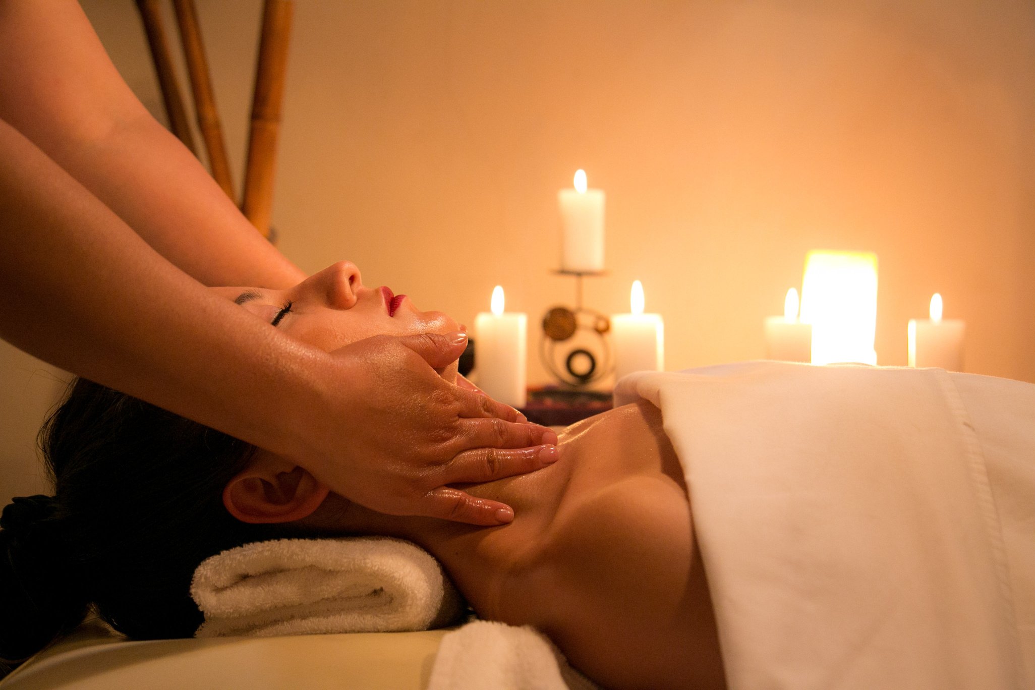 Woman at a Spa